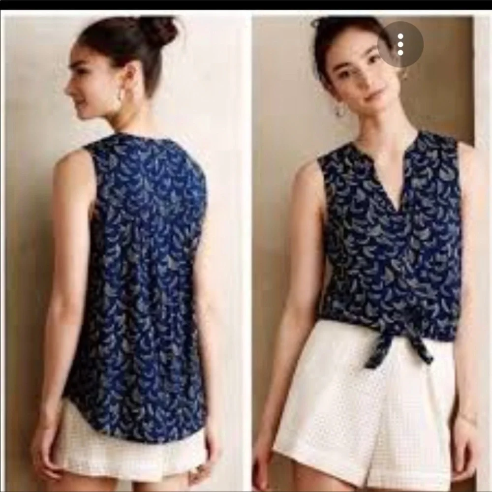 Maeve Banana Tie Top